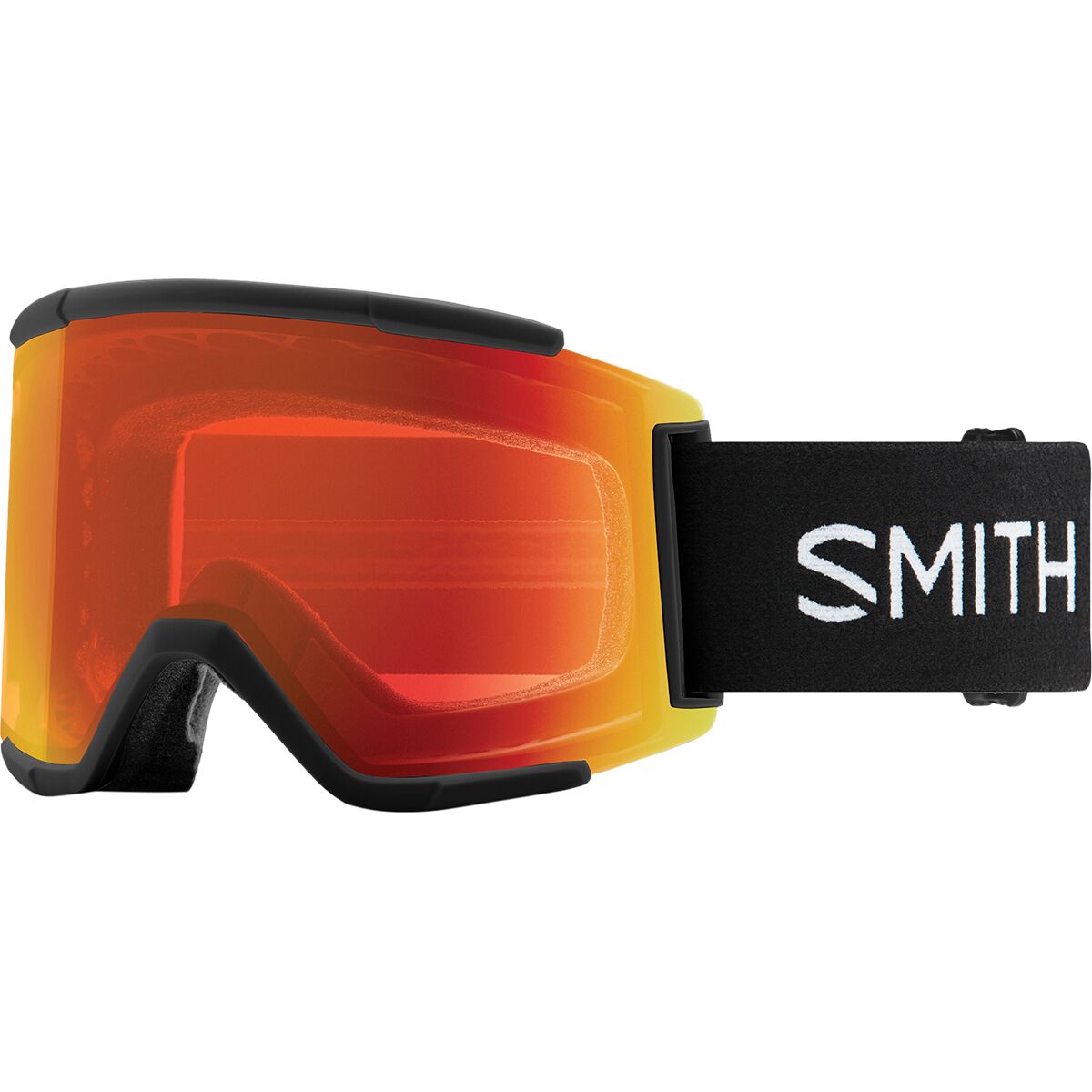Smith Squad XL ChromaPop Goggles in Black / ChromaPop Everyday Red Mirror