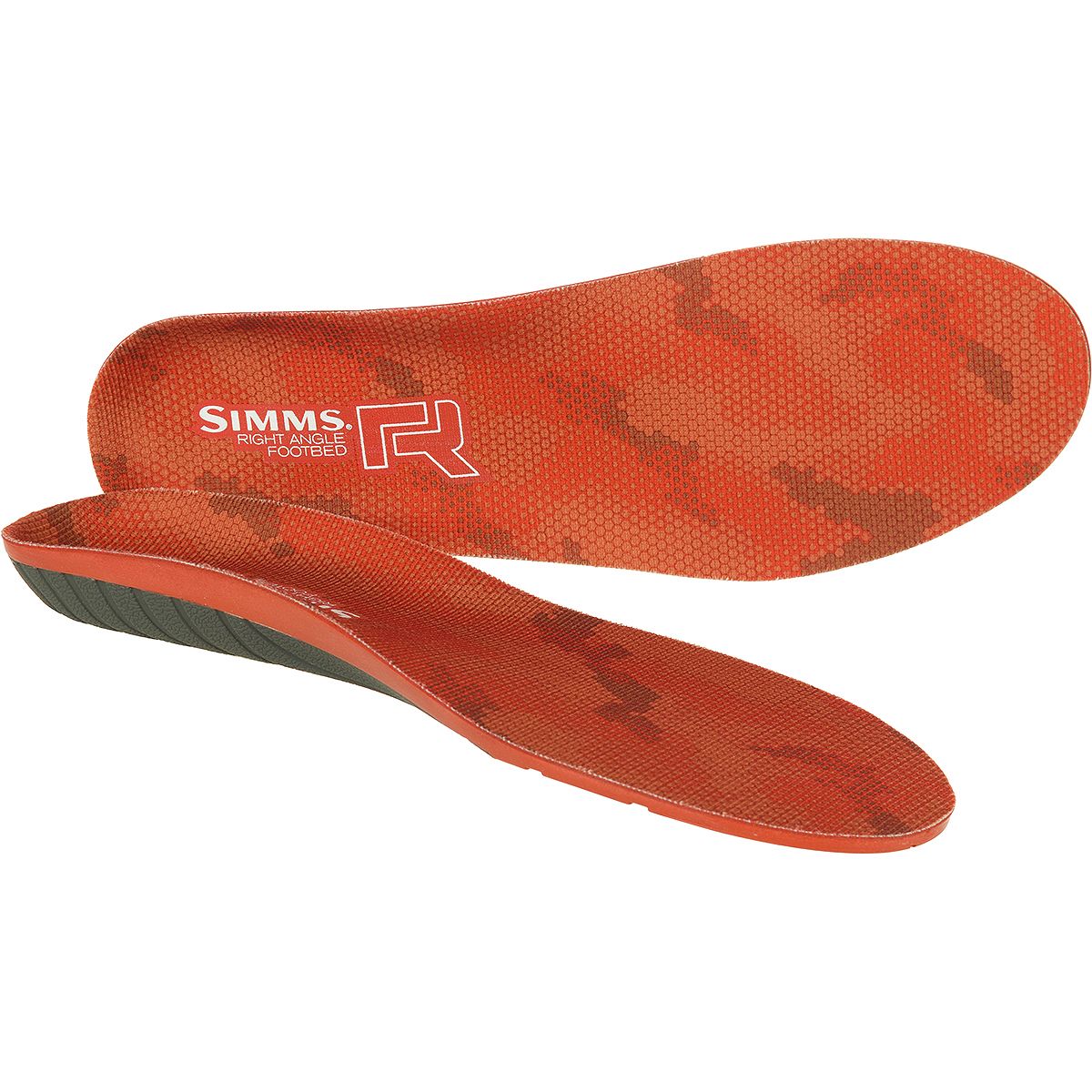 Simms Right Angle Footbed Water Sandals Mens 9 Grey Teal Bungee Fishing 36999 Boat-Friendly Flip Flops - Panga | Simms Fishing main image 4