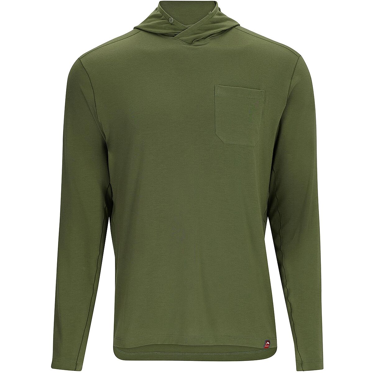 Simms Men's Glades Hoodie in Dark Clover Heather - Size: Small