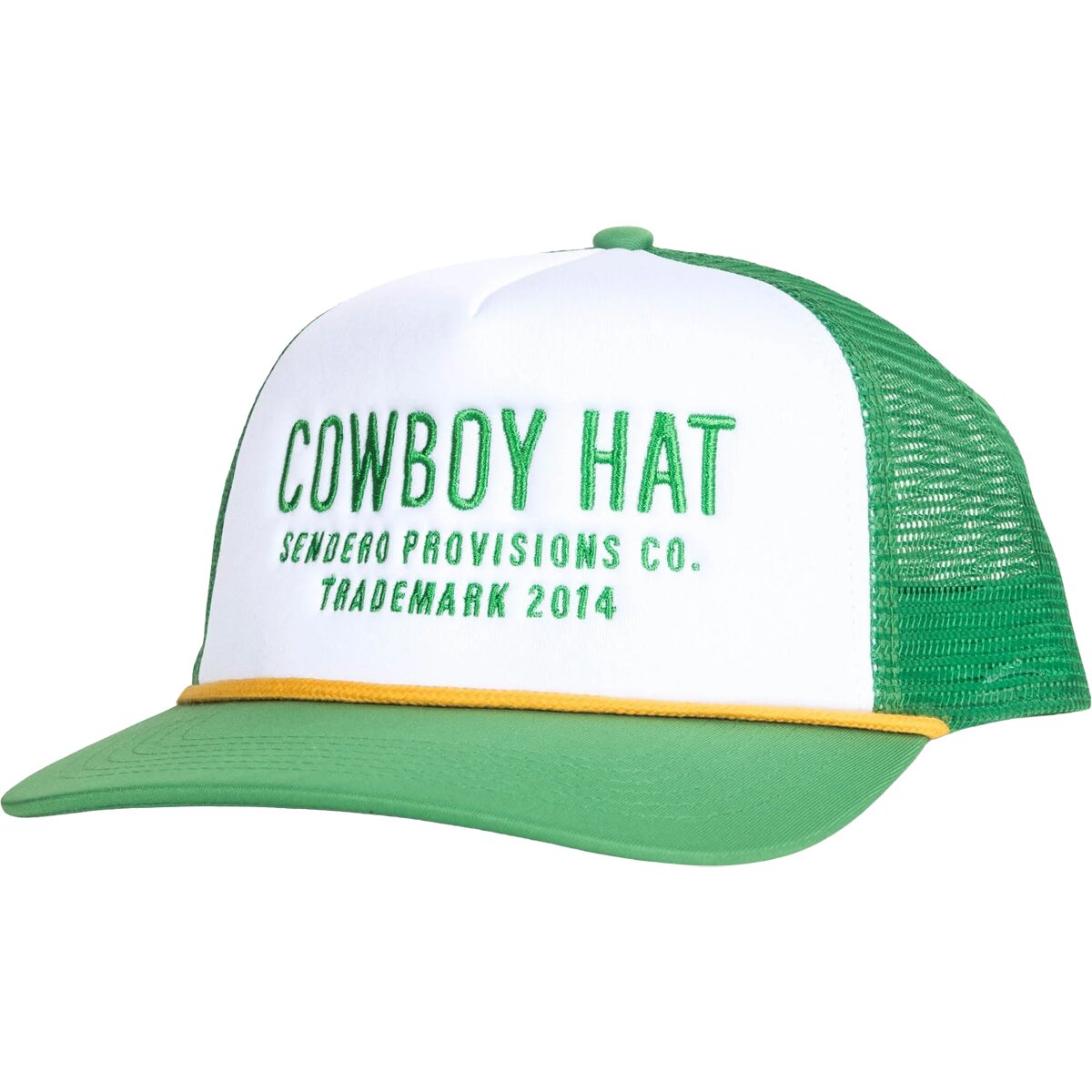 Sendero Provisions Co. Cowboy Hat in White / Green