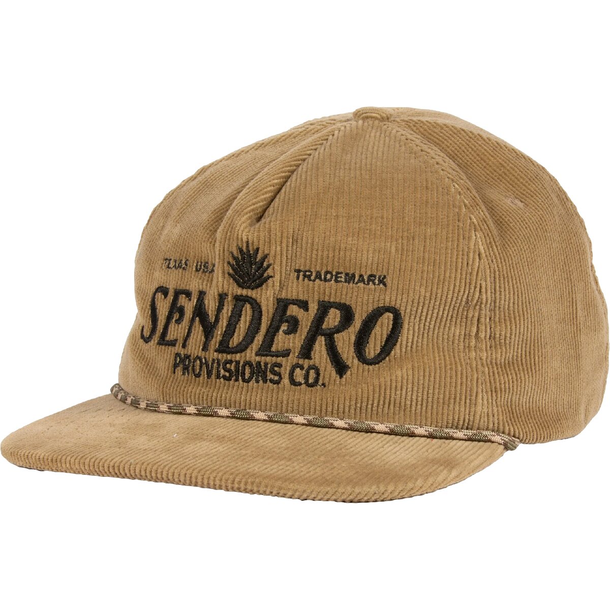 Sendero Provisions Co. Logo Hat in Brown Corduroy