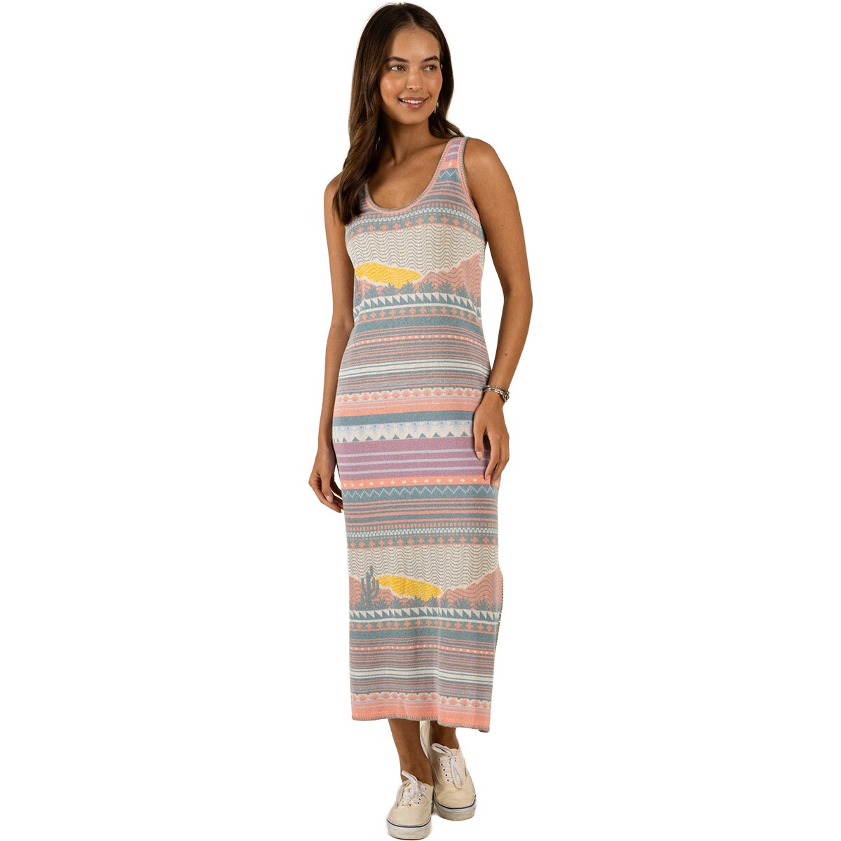 Sendero Provisions Co. Women's Puebla Knit Dress in Sonora / Sunset - Size: XS