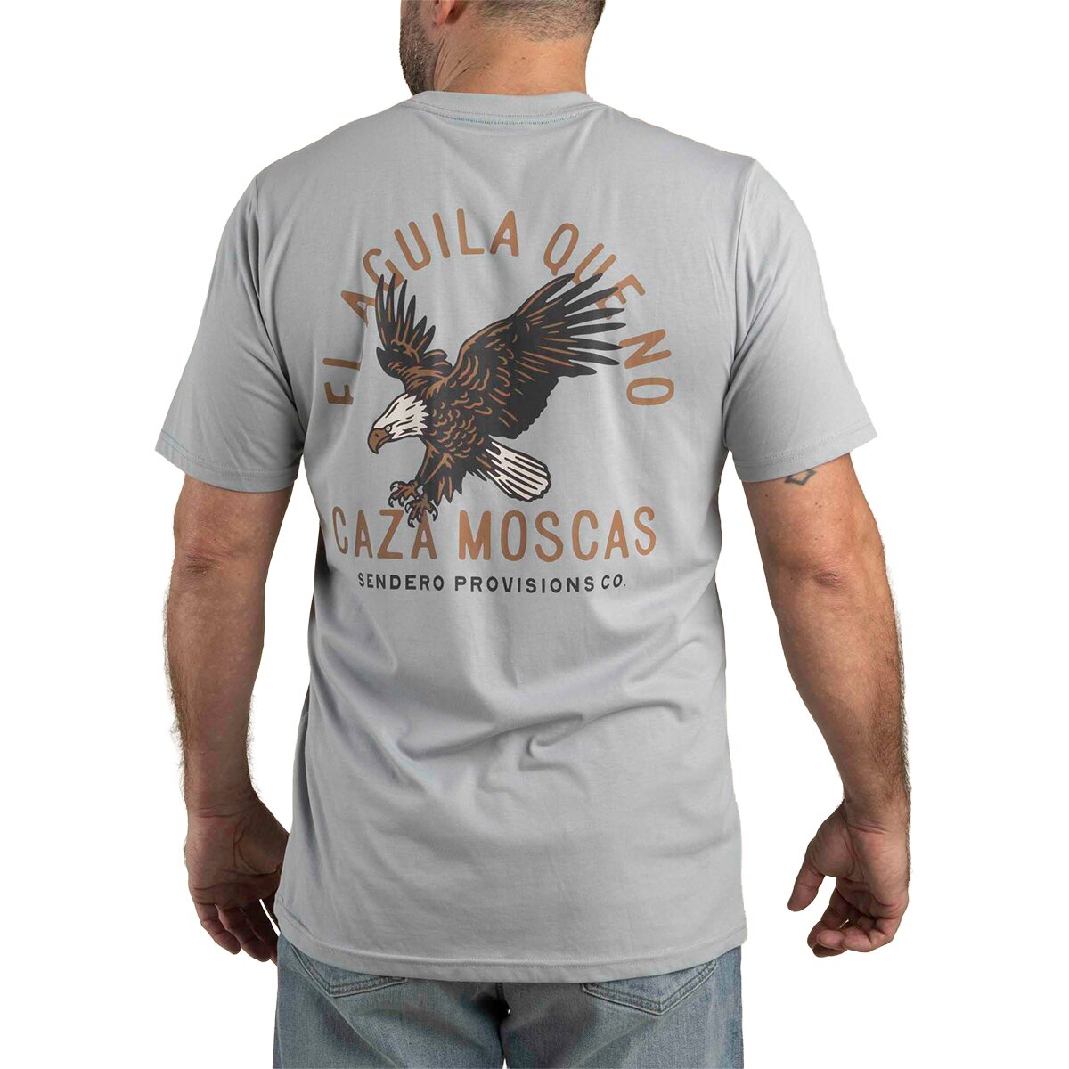 Sendero Provisions Co. Eagle T-Shirt in Big Sky Blue - Size: Medium