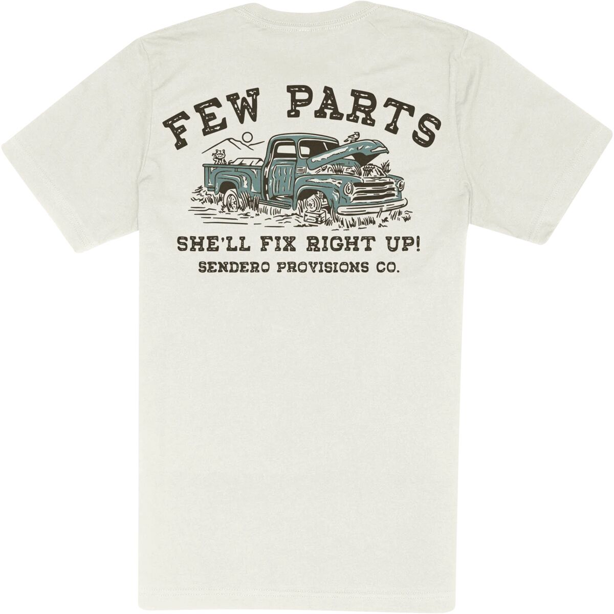 Sendero Provisions Co. Few Parts T-Shirt in Vintage White - Size: Medium