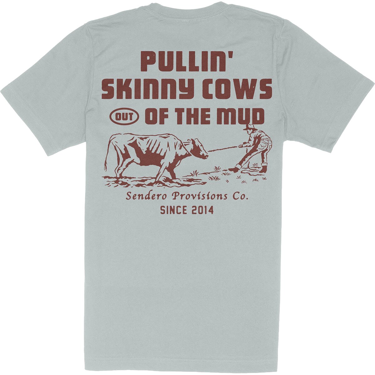 Sendero Provisions Co. Skinny Cows T-Shirt in Big Sky Blue - Size: Large
