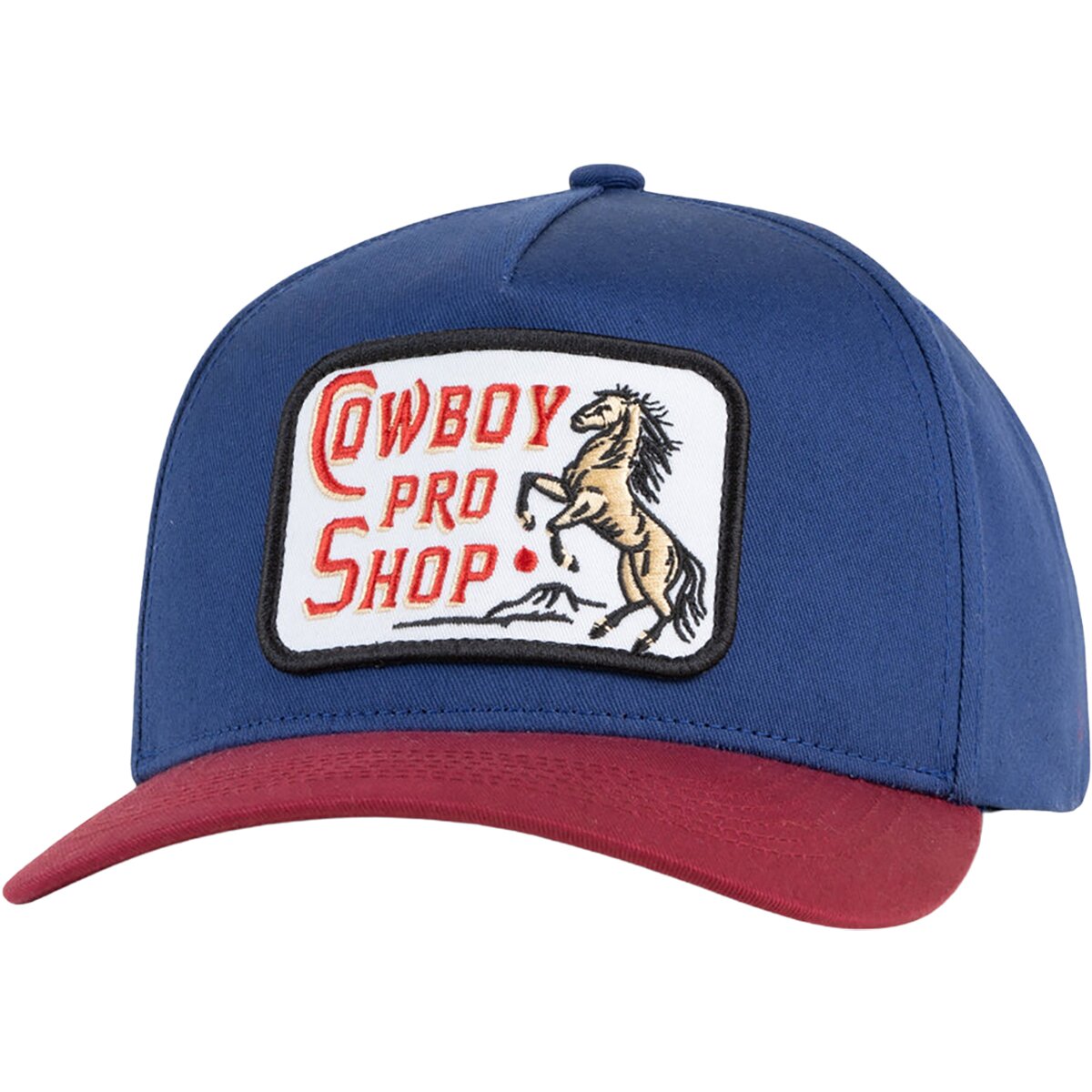 Sendero Provisions Co. Cowboy Pro Shop Hat in Navy / Red