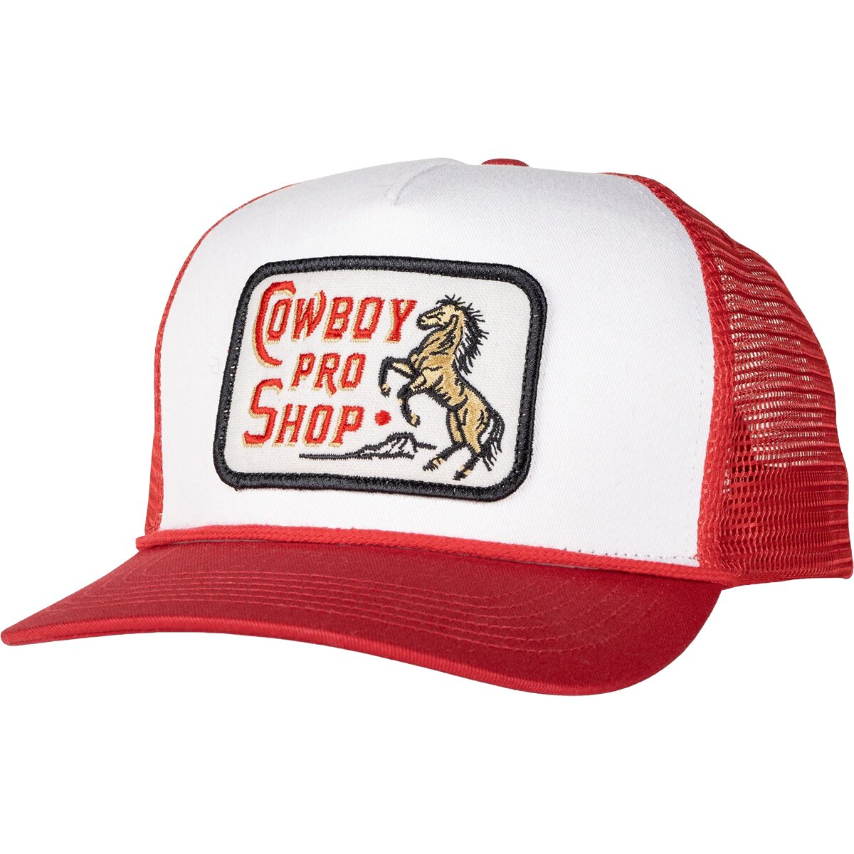 Sendero Provisions Co. Cowboy Pro Shop Hat in White / Red