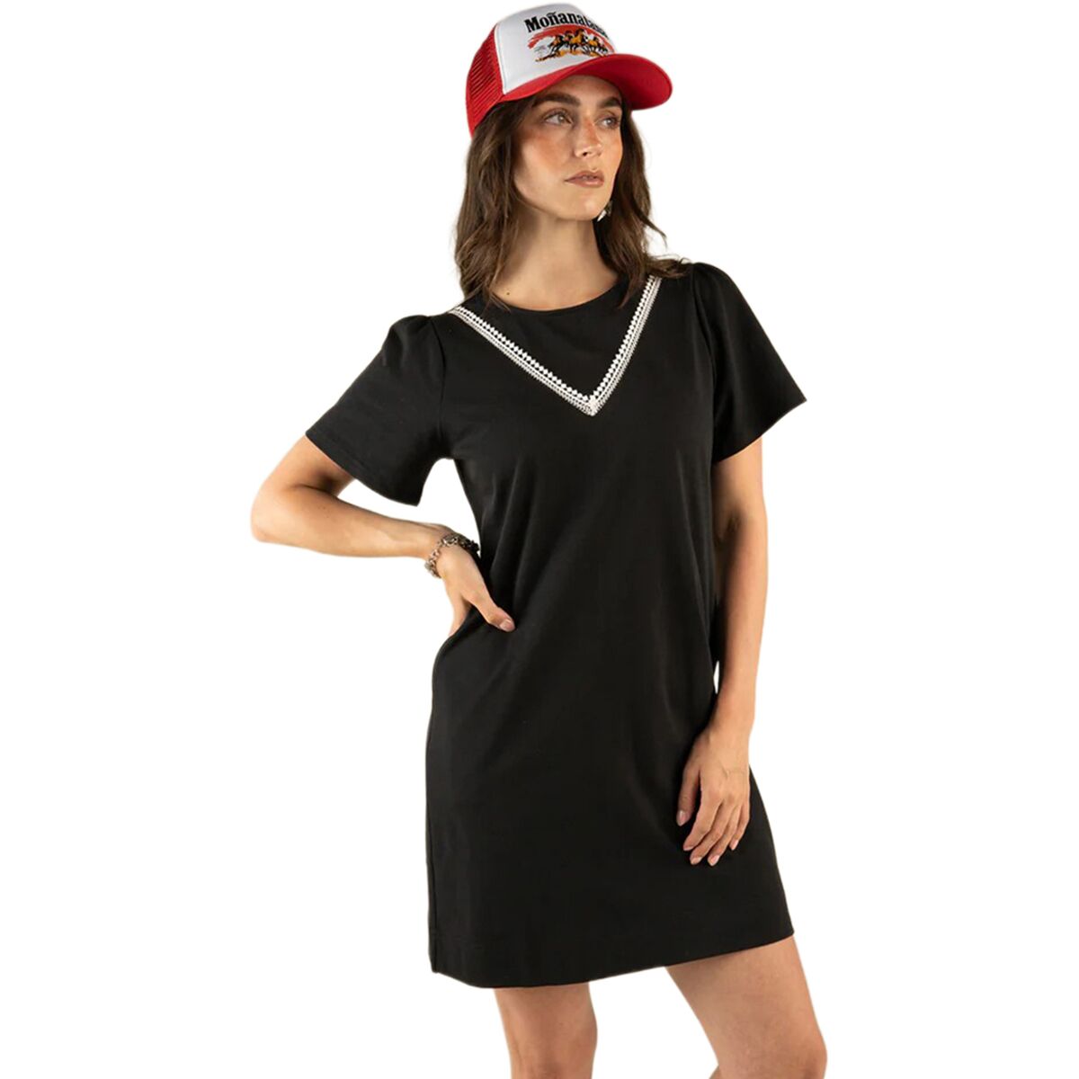 Sendero Provisions Co. Women's Maravilla Shirt Dress in Black - Size: Small
