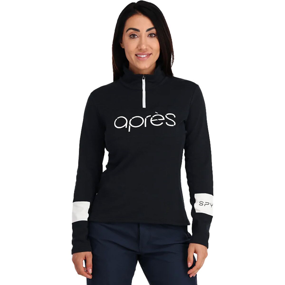 スパイダー Spyder Savona 1u002F2 ジップ レディース シャツ トップス Black Spyder Speed 1/4-Zip Fleece Jacket - Women's - Women