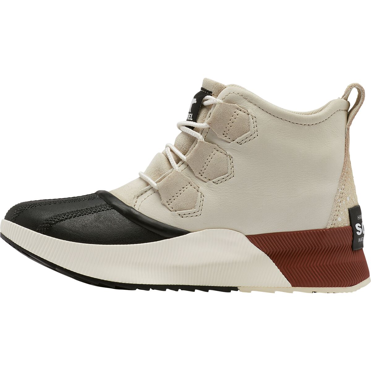 sorel out and about leather duck boot