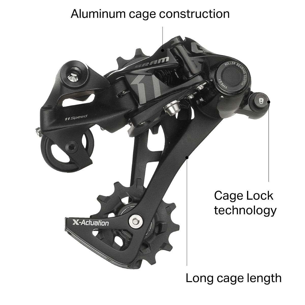 SRAM GX 1x11 Rear Derailleur - Bike