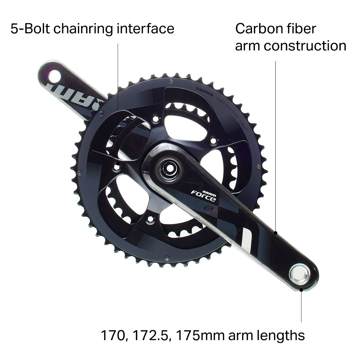 SRAM Force 22 GXP Crankset - Bike