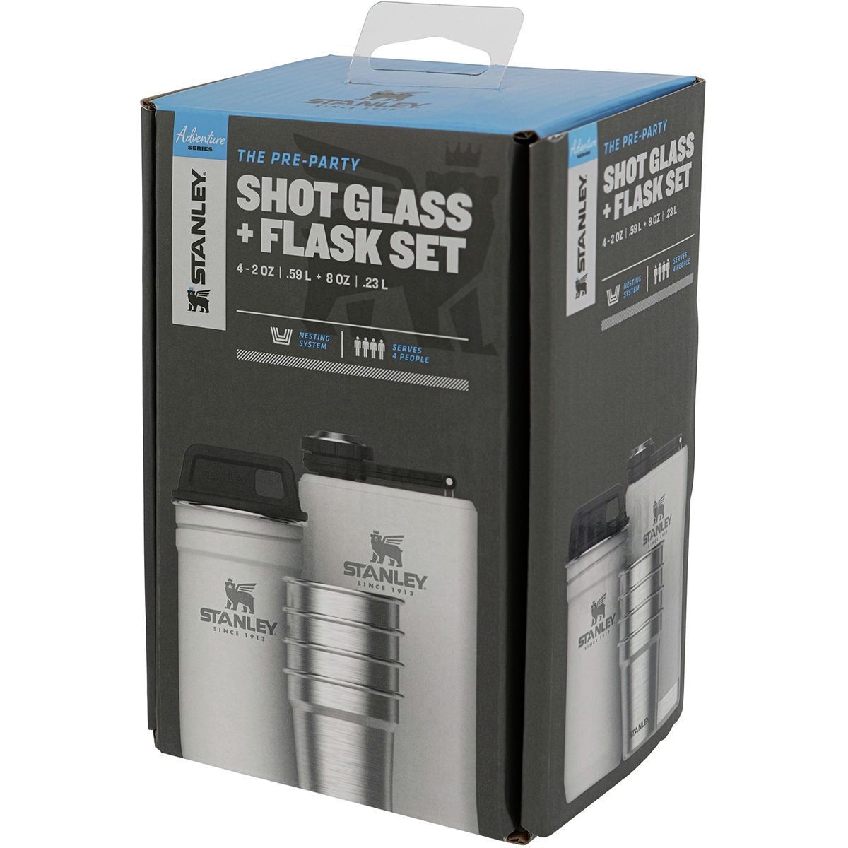 Stanley Adventure Pre-Party Shot Glass + Flask Set - Hike & Camp
