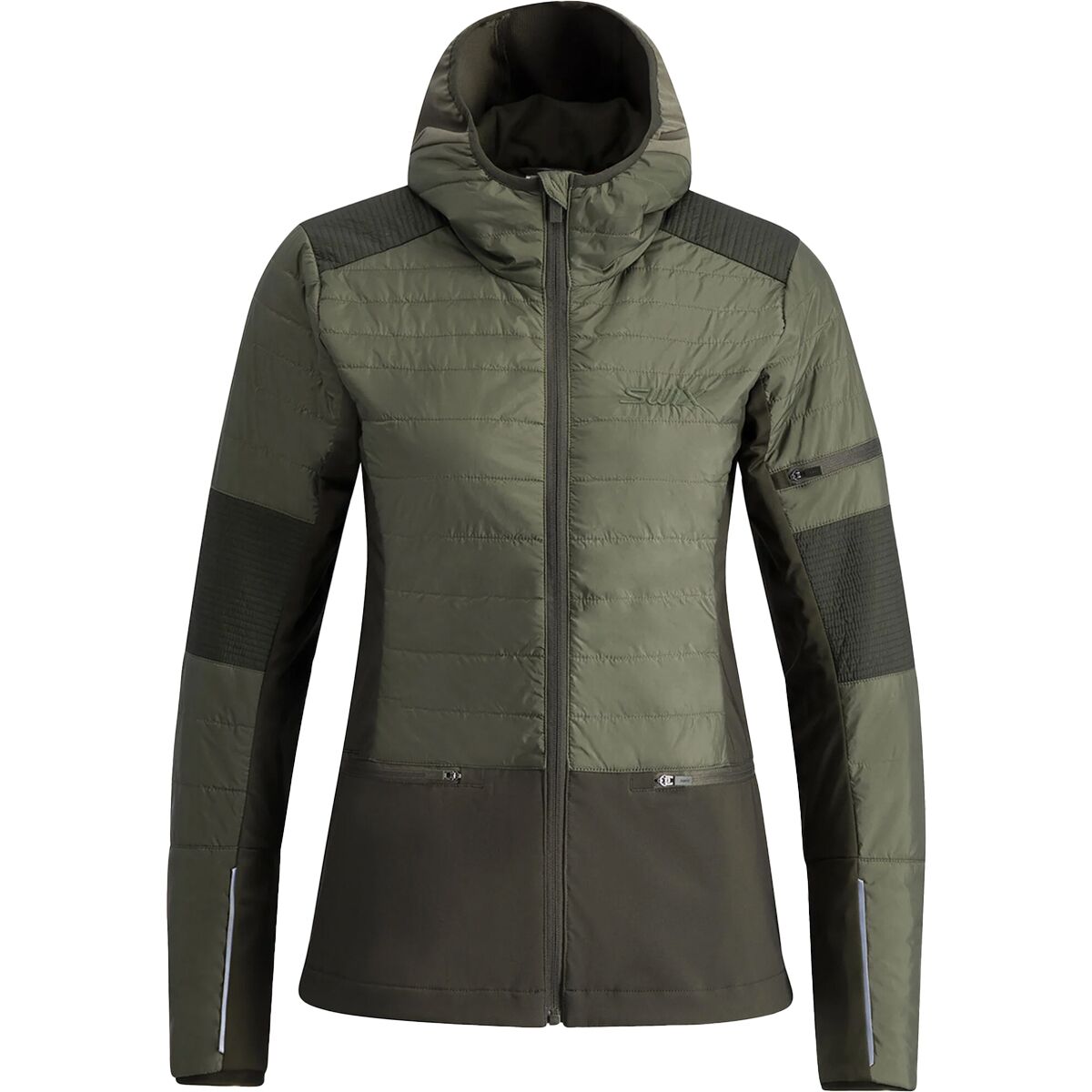 SWIX Horizon Jacket W, Color: Olive/Dark olive, Size: M, 10280-24-48101-M