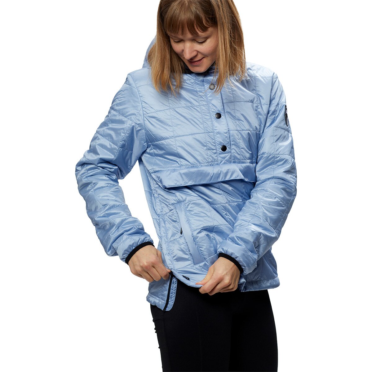 Swix Women's Mayen Pull Over Quilted Jacket in Cashmere Blue - Size: Large