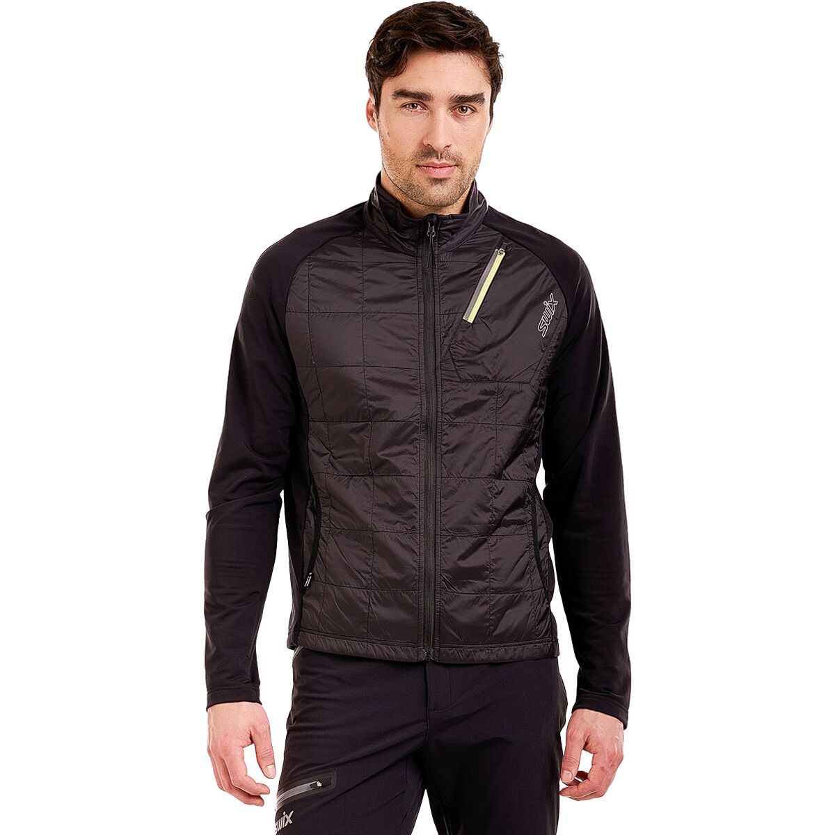 SWIX Men's Navado Push Jacket, Color: Black, Size: M (232449-10000-M)