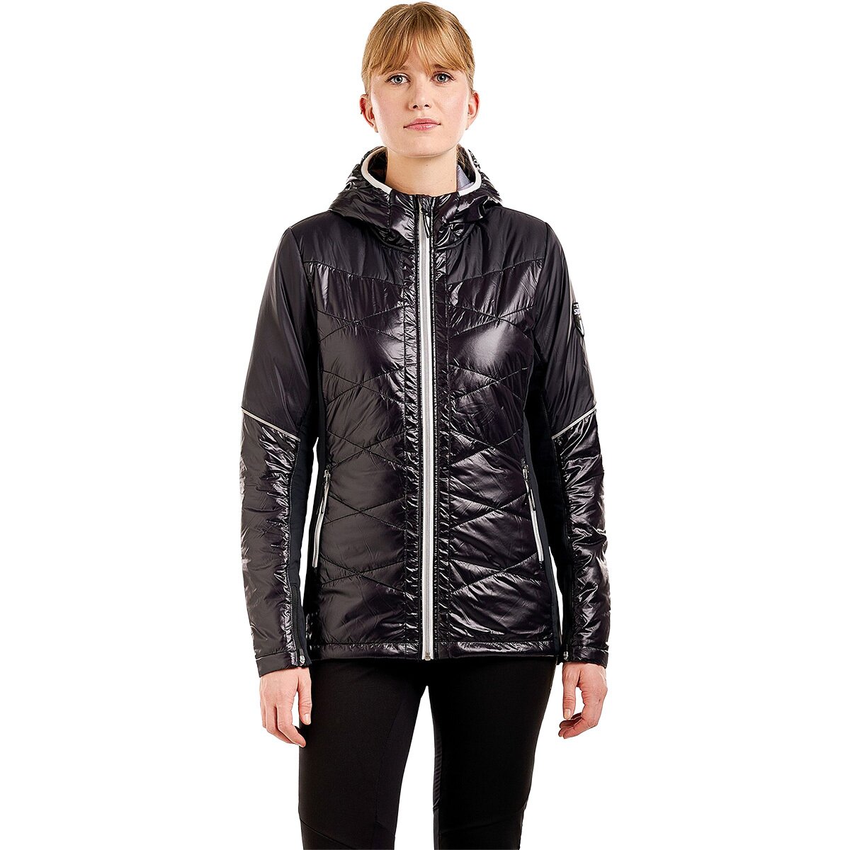 Swix Women's Mayen Quilted Coat in Black - Size: Large