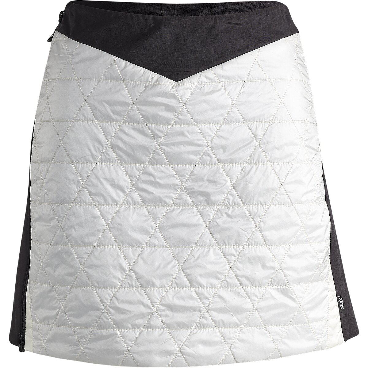 Swix Women's Mayen Quilted Skirt in Snow White - Size: Large