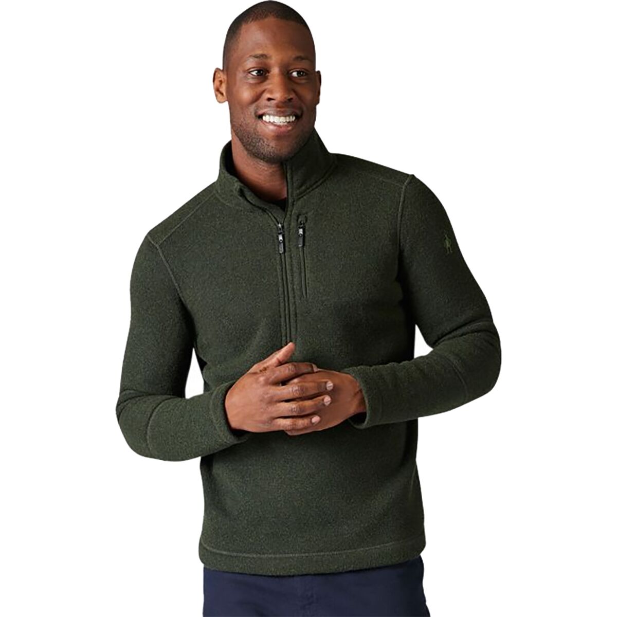 Smartwool Men's Hudson Trail Fleece Half Zip Sweater