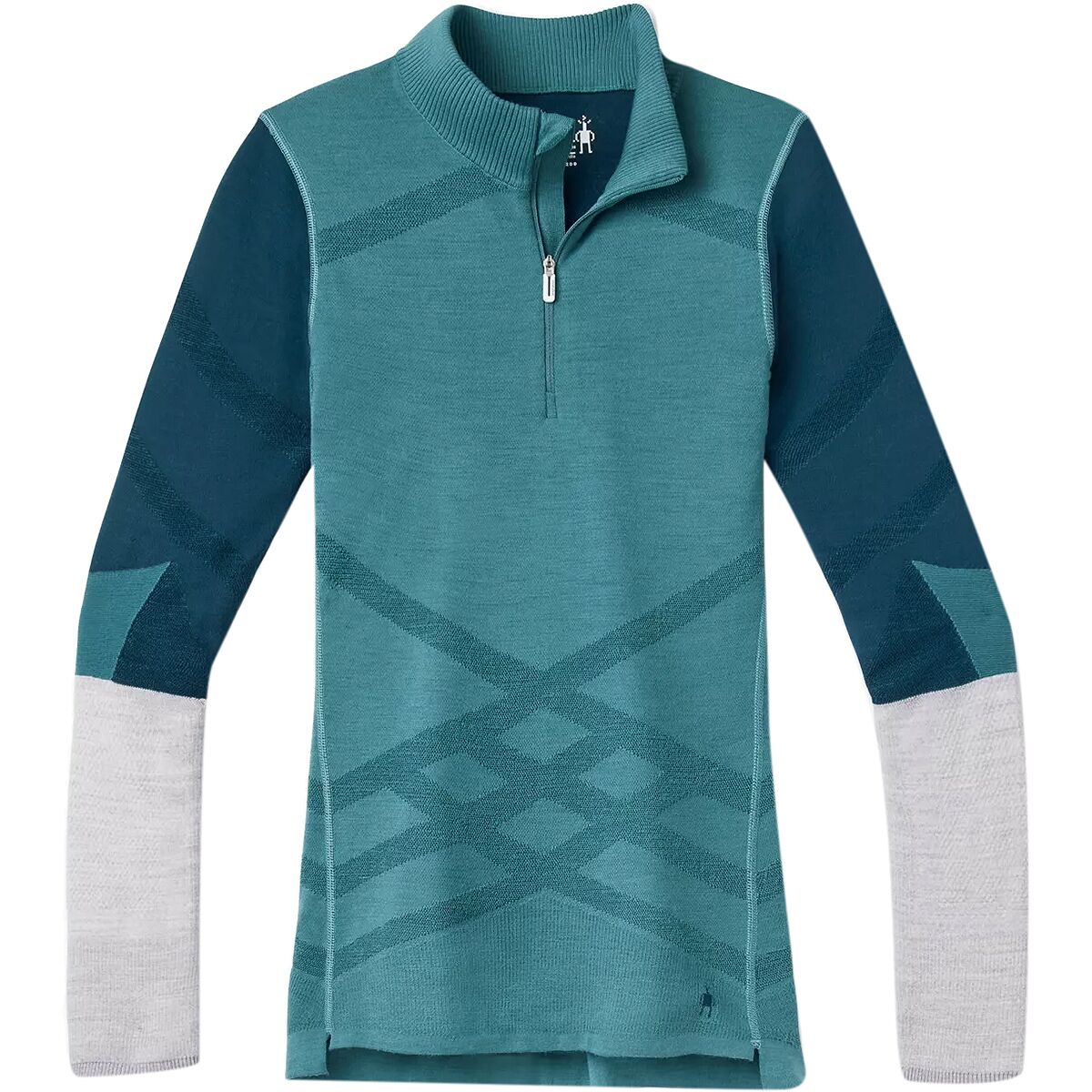 Smartwool Intraknit Merino 200 Colorblock 1/4-Zip Top - Women's