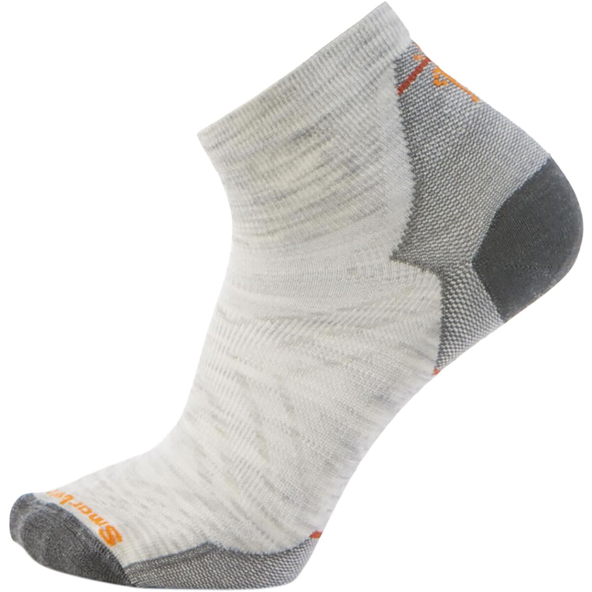 Smartwool Run Zero Cushion Ankle Sock in Ash - Size: XL