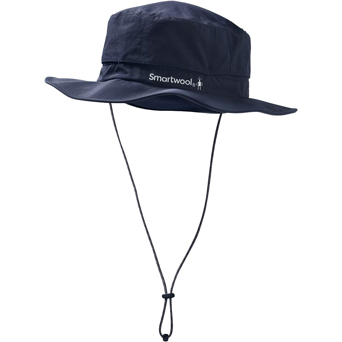 SmartWool Adult Sun Hat UPF 40+ Black S/M NWT Wool-Blend Vented Crown Fast Dry Ultra Wide Brim Hat UPF 50+ - Solbari USA main image 4