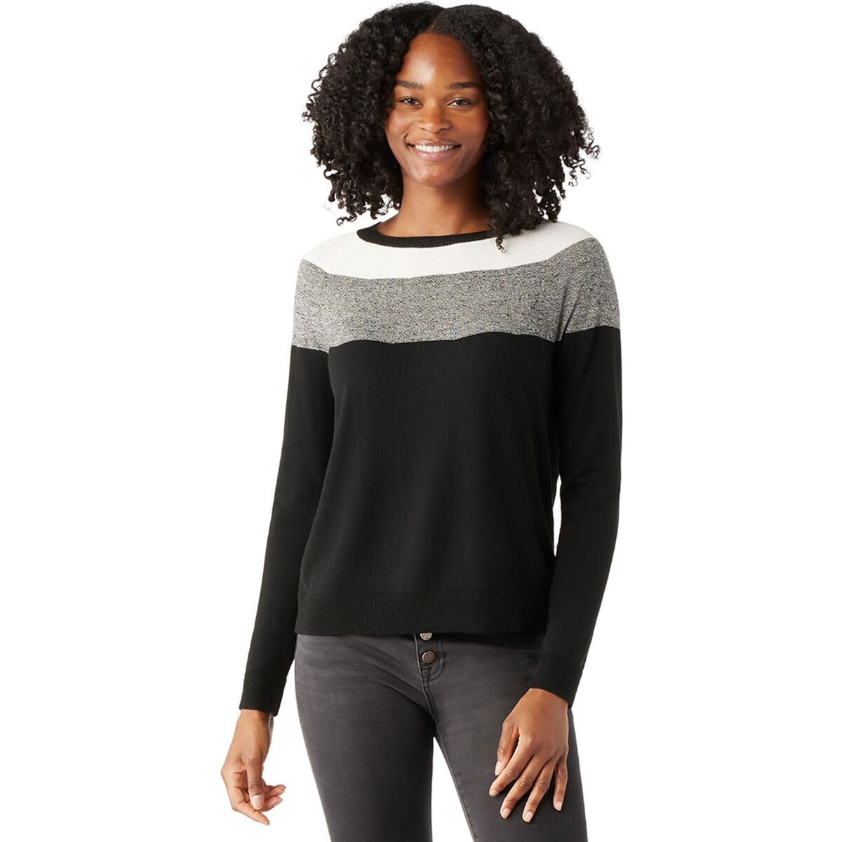 Smartwool Edgewood Colorblock Crew Sweater - Women's - Women