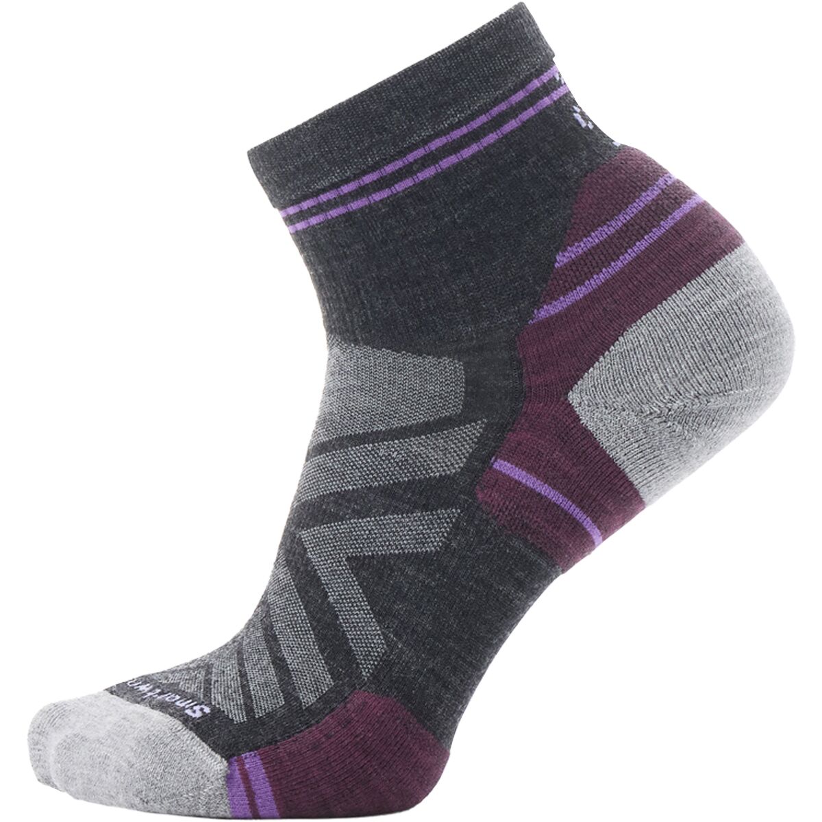 Smartwool Women's Hike Targeted Cushion Ankle Sock in Charcoal - Size: Small