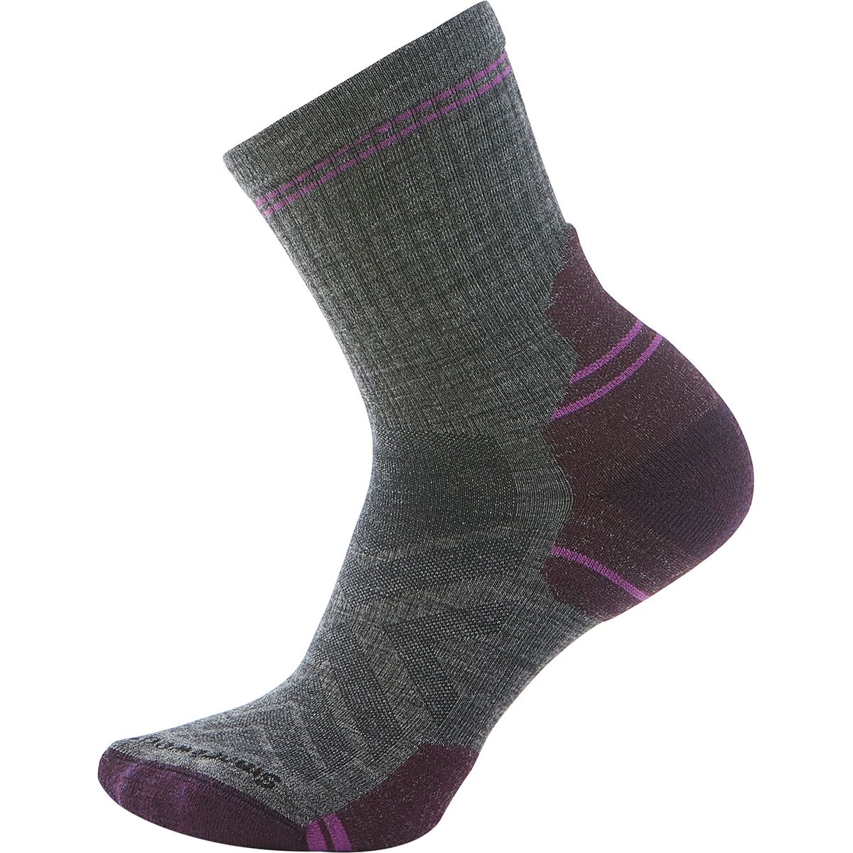 Smartwool Women's Hike Targeted Cushion Mid Crew Sock in Medium Gray - Size: Medium