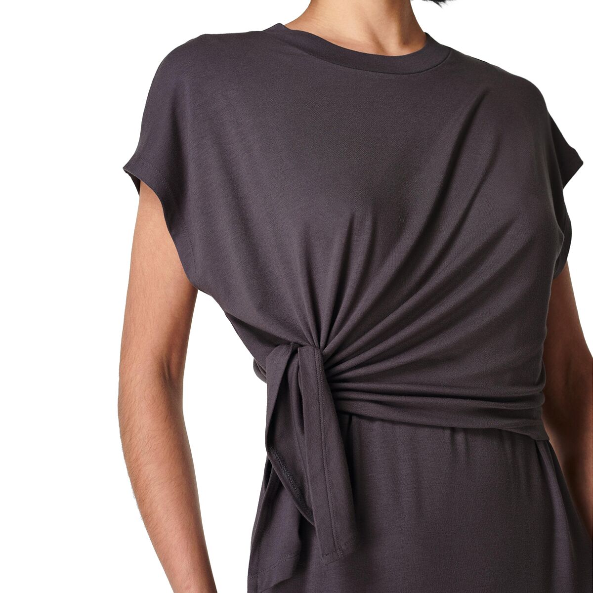 off shoulder formal short dress Women's Annabella Bubble/Balloon Off-Shoulder Cotton Polyester Mini Dress S/M/L Black MEAN BLVD S / Black
