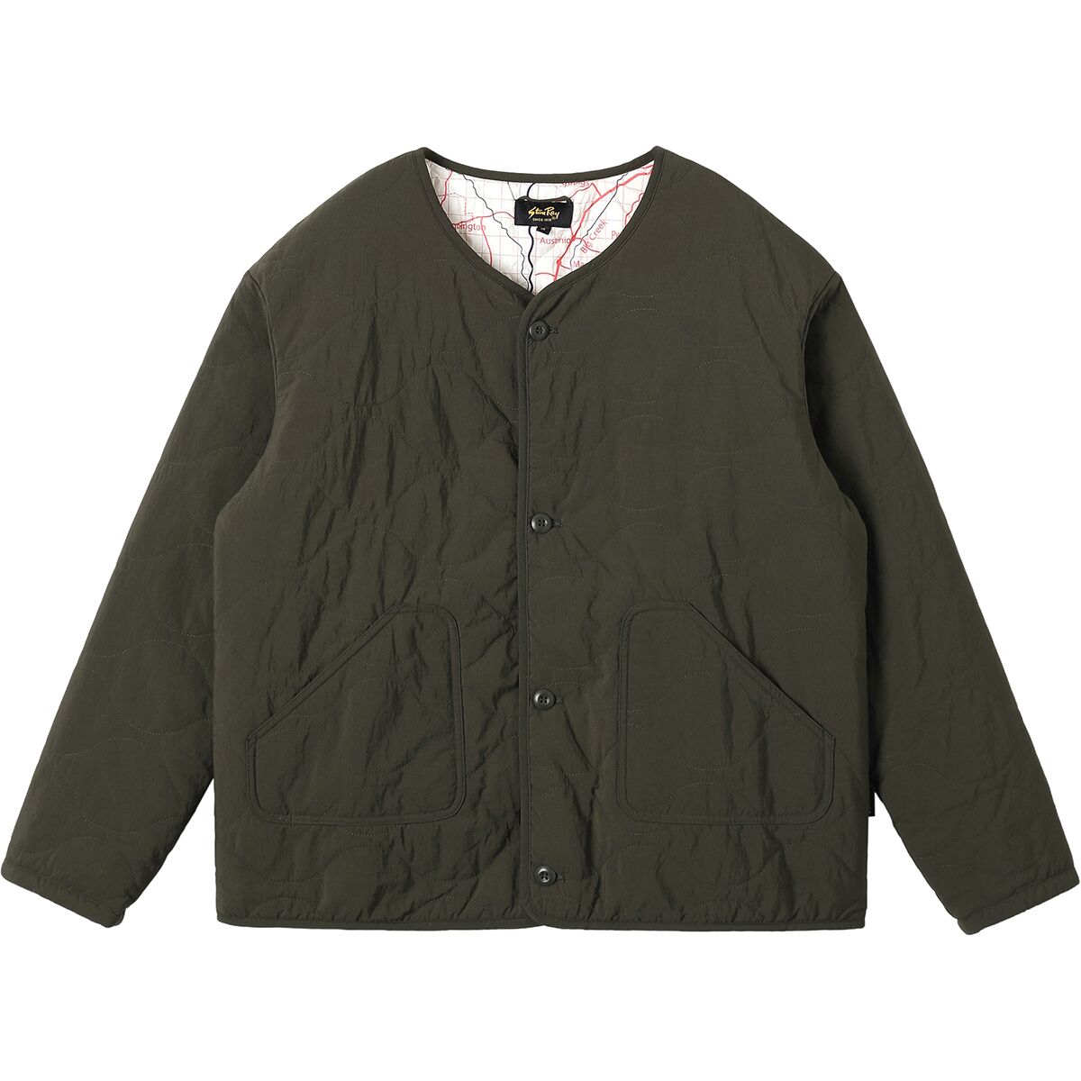 Stan Ray Women's Quilted Liner Jacket in Olive - Size: Large