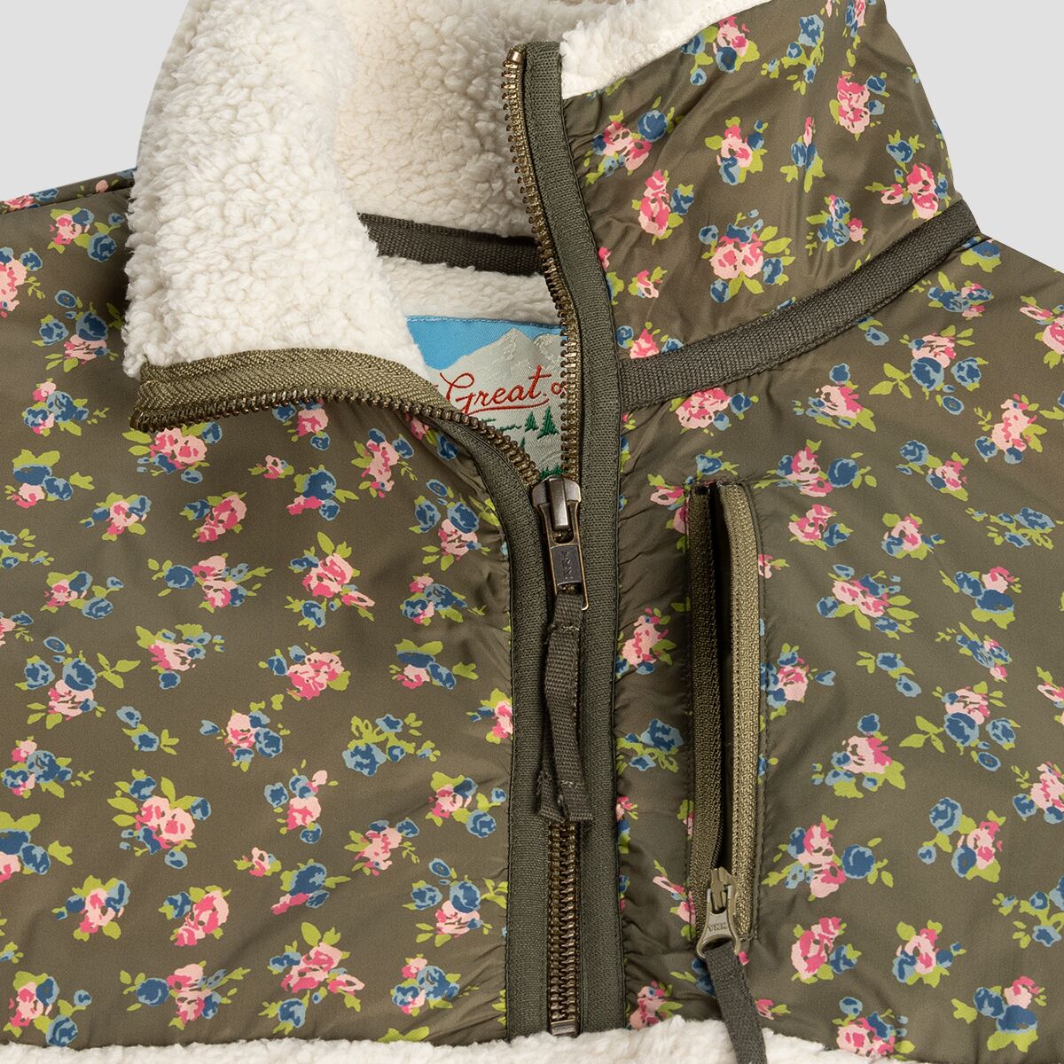 The Great Outdoors The Plush Colorblock Terrain 1/2-Zip