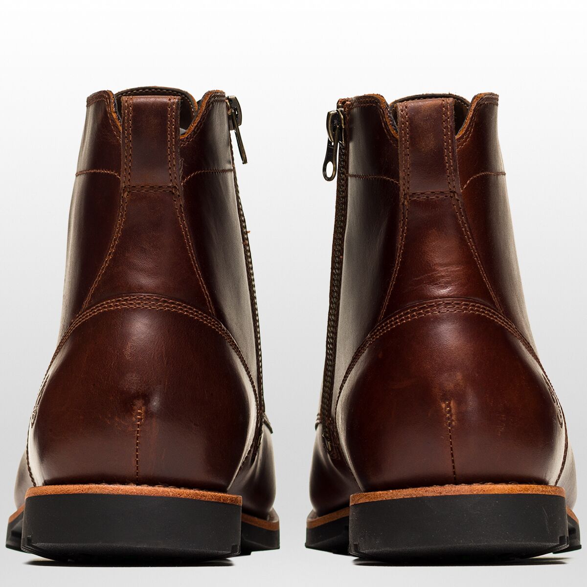 TIMBERLAND Mens Kendrick Preppy Brown Leather Waterproof Chelsea Zip Boots 9.5 MEBNFUGR_D7.jpg main image 4