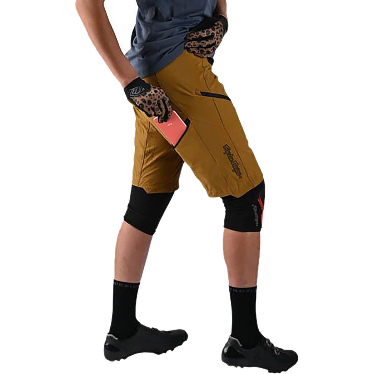 Troy Lee Designs Lilium Mountain Bike Shorts - 4-Way Stretch Shell Shorts With UPF 30+ & Adjustable Waist