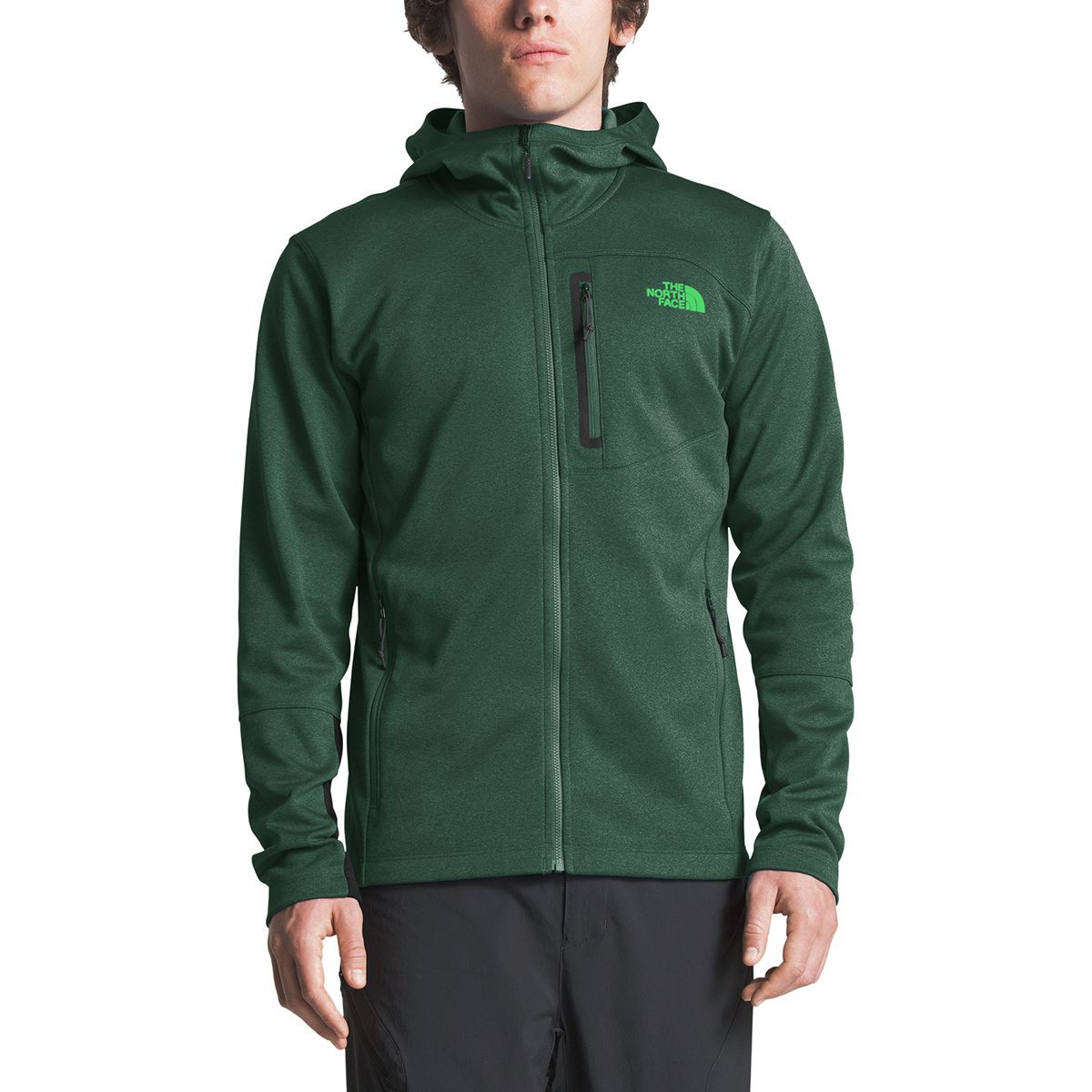 the north face canyonlands hooded fleece jacket