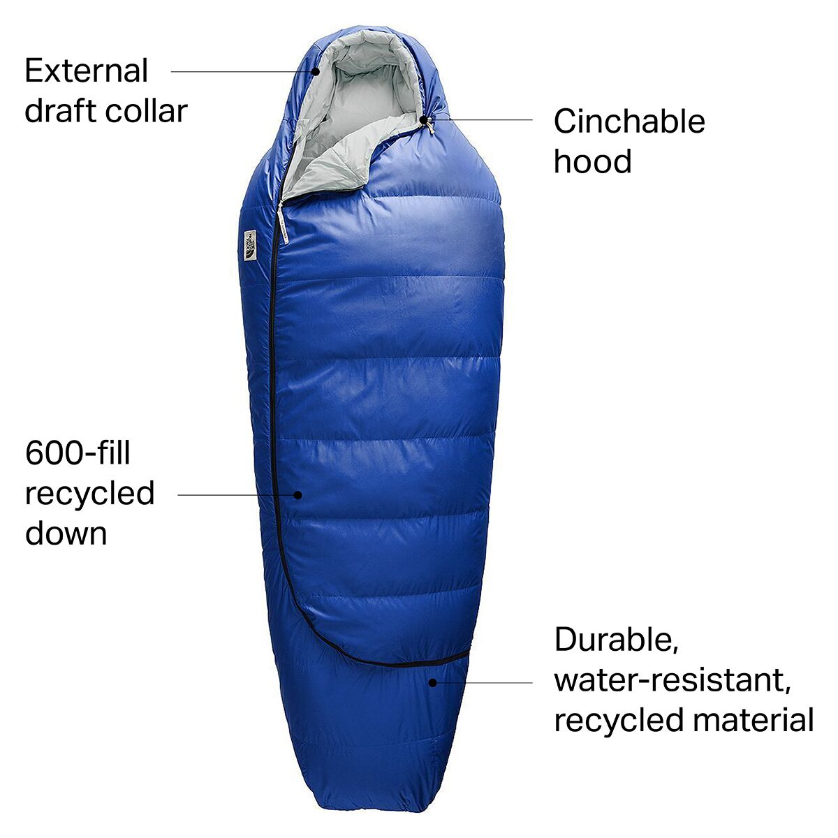 The North Face Eco Trail Sleeping Bag: 20F Down - Hike & Camp
