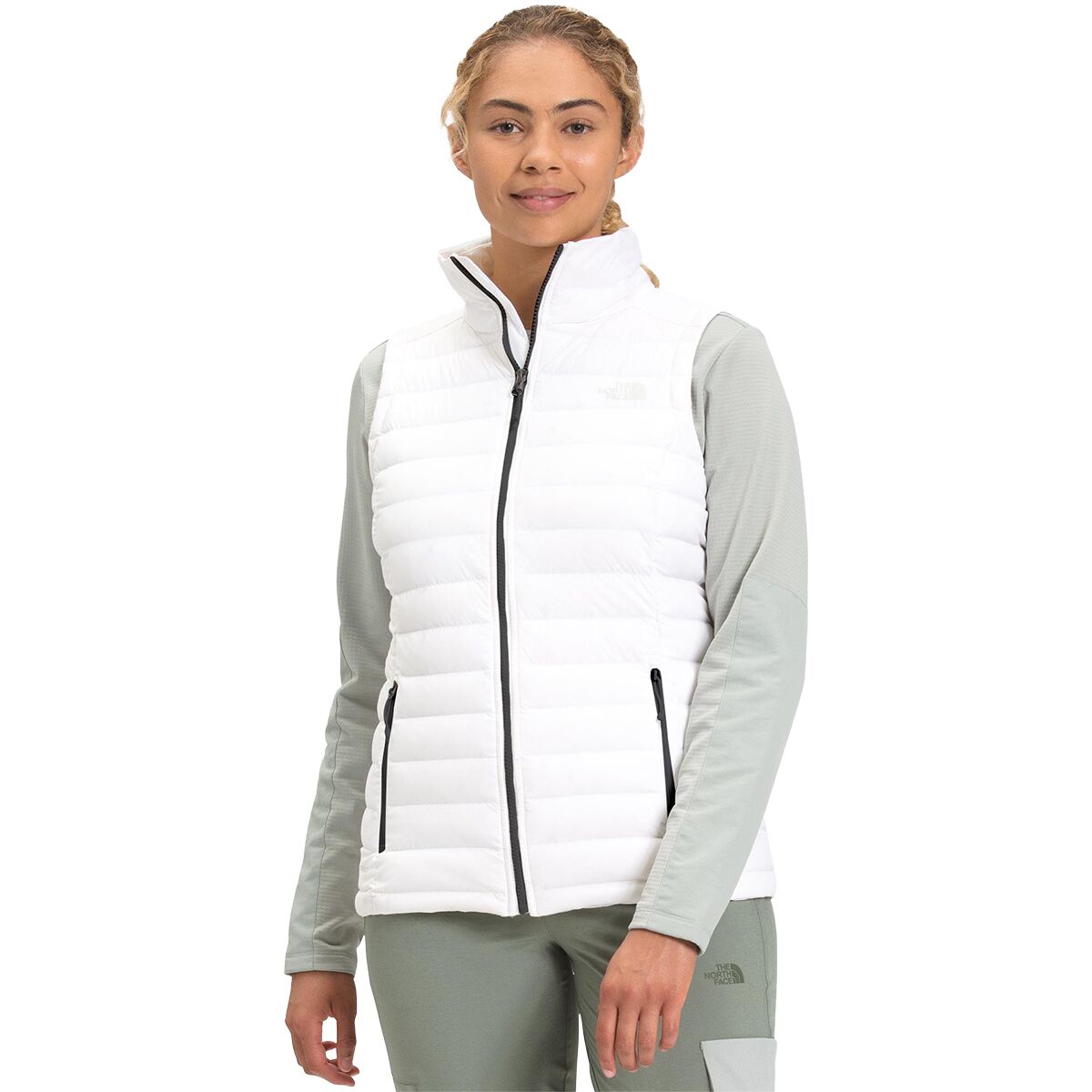 The North Face Women's Stretch Down Vest White Xs