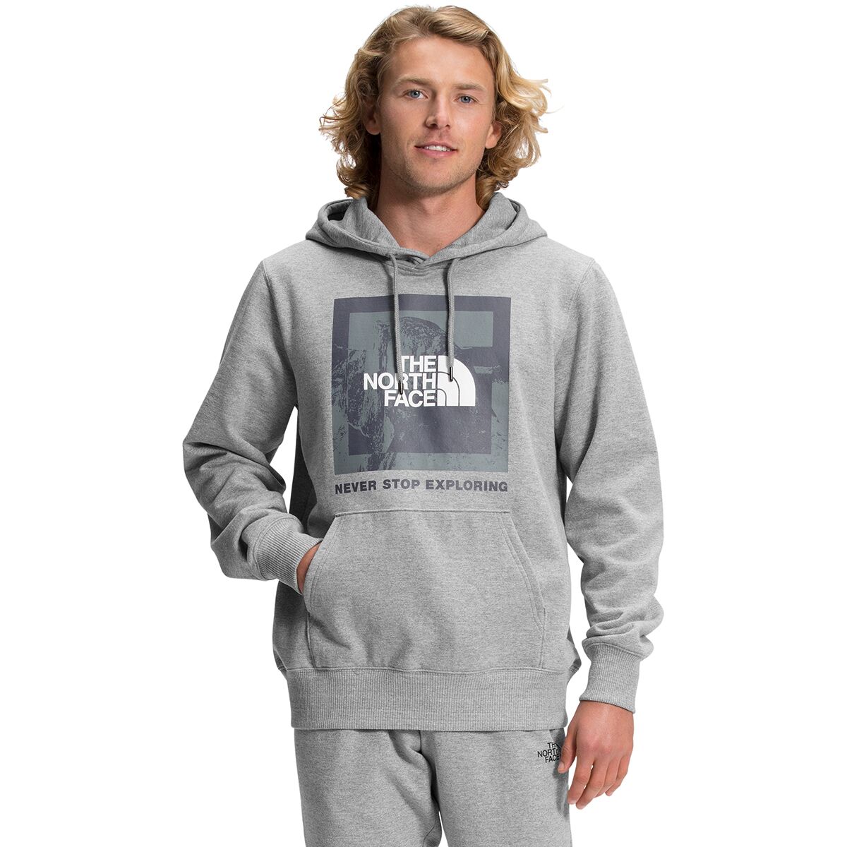 The North Face Men's Recycled Climb Graphic Hoodie, Large, Gray