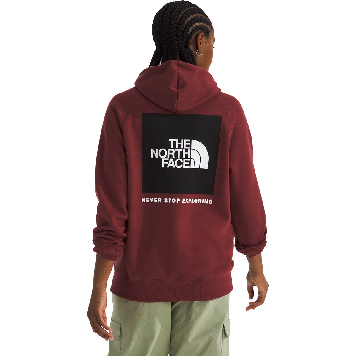 The North Face Women's Box NSE Pullover Hoodie in Sumac - Size: Medium