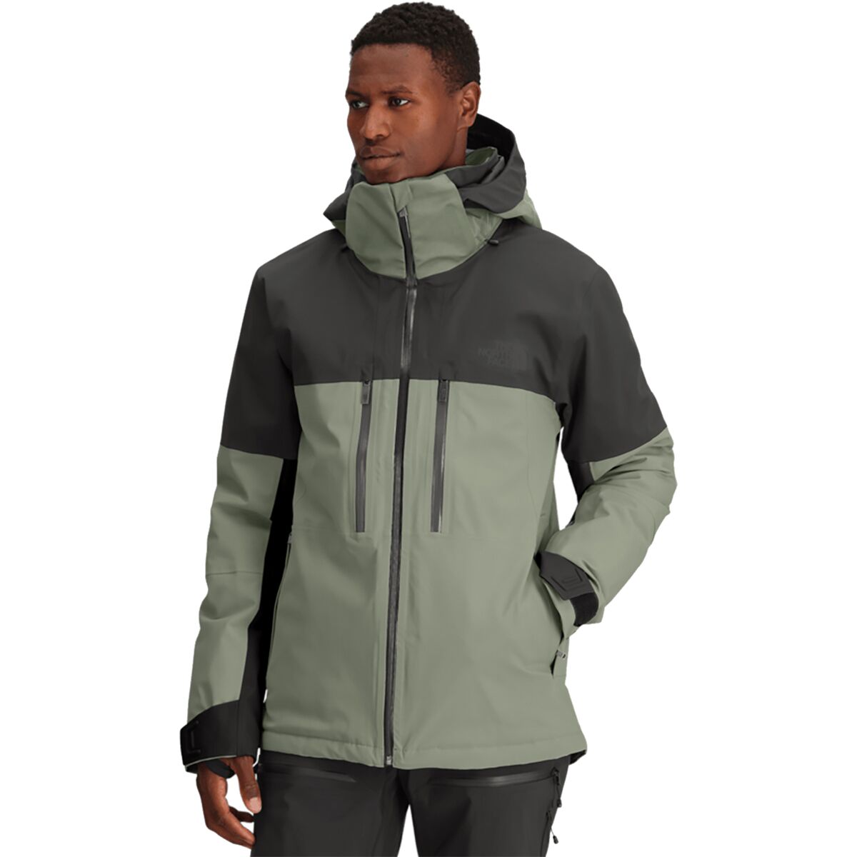 The North Face Men's Chakal Jacket in Slate Moss / TNF Black - Size: Large