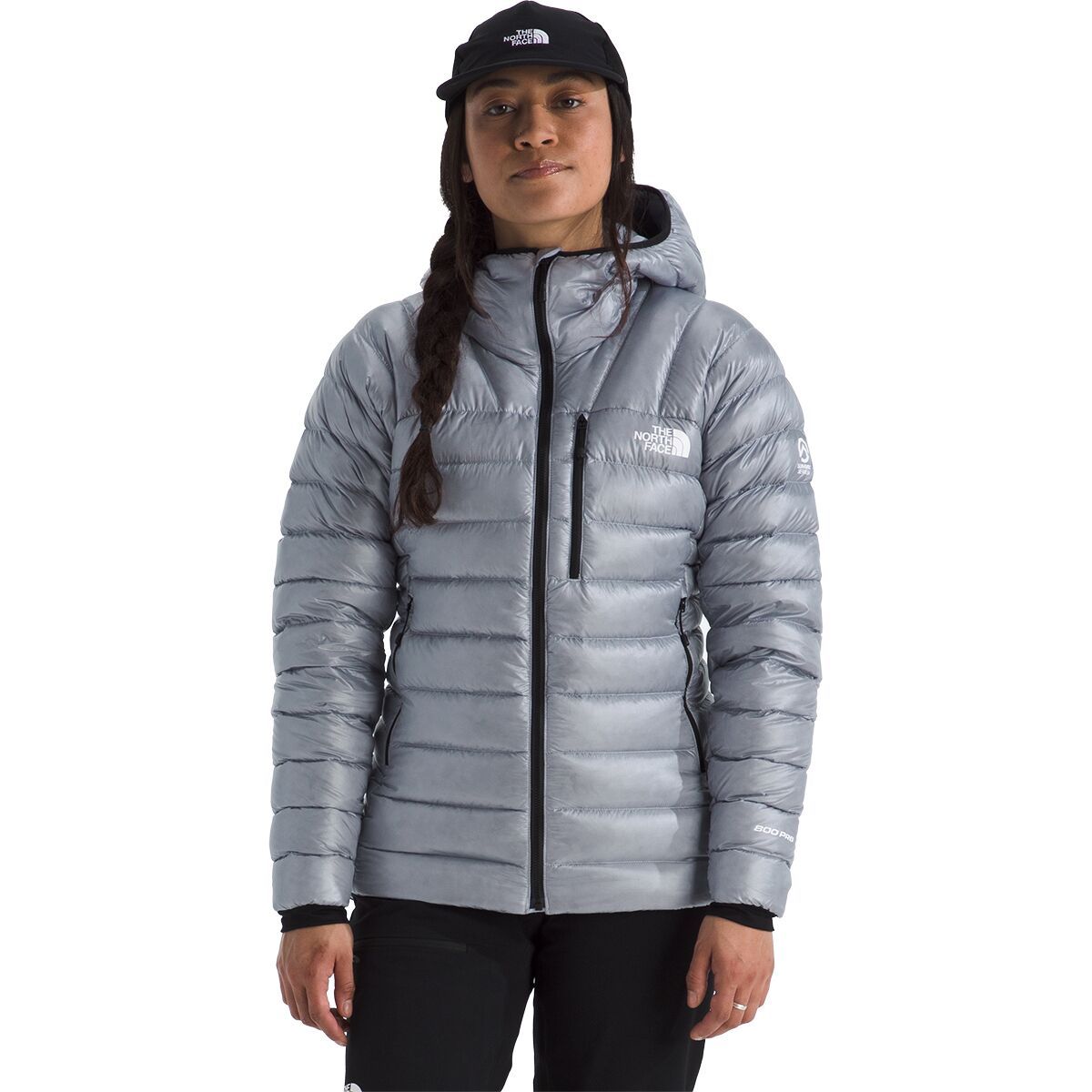THE NORTH FACE SUMMIT SERIES L グレー/ネイビー The North Face Summit Breithorn Hooded Jacket - Women's - Women