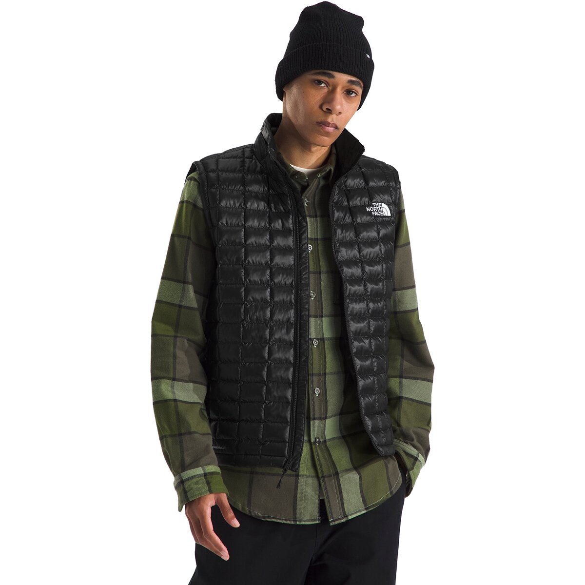 The North Face Men's ThermoBall Vest in TNF Black - Size: Small