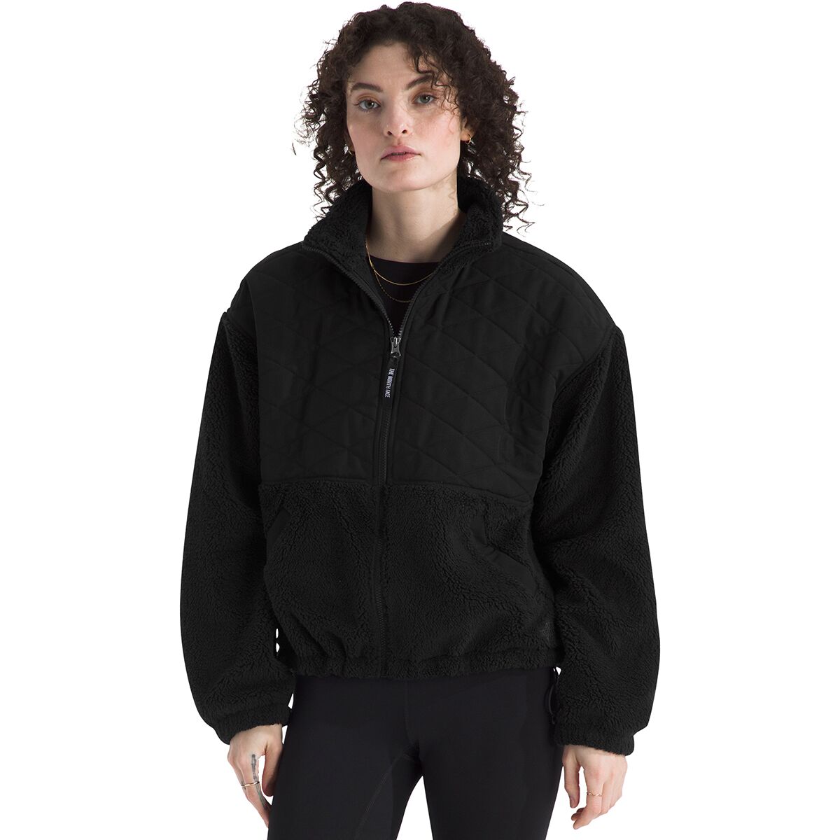 The North Face Women's Cabin Fleece Full-Zip Jacket in TNF Black - Size: Large
