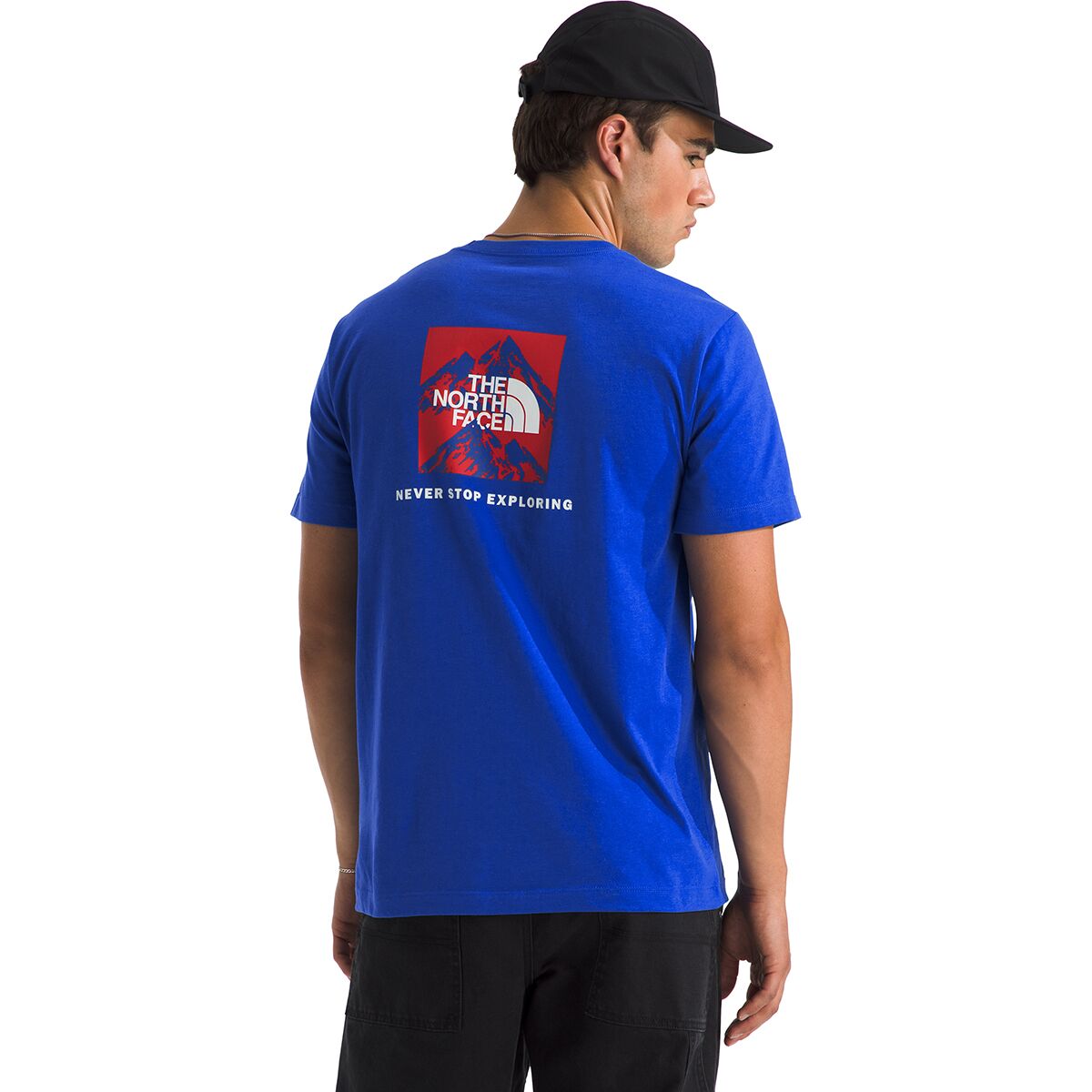 The North Face Men's Explorin' The USA Regular Short-Sleeve T-Shirt in TNF Blue - Size: Medium