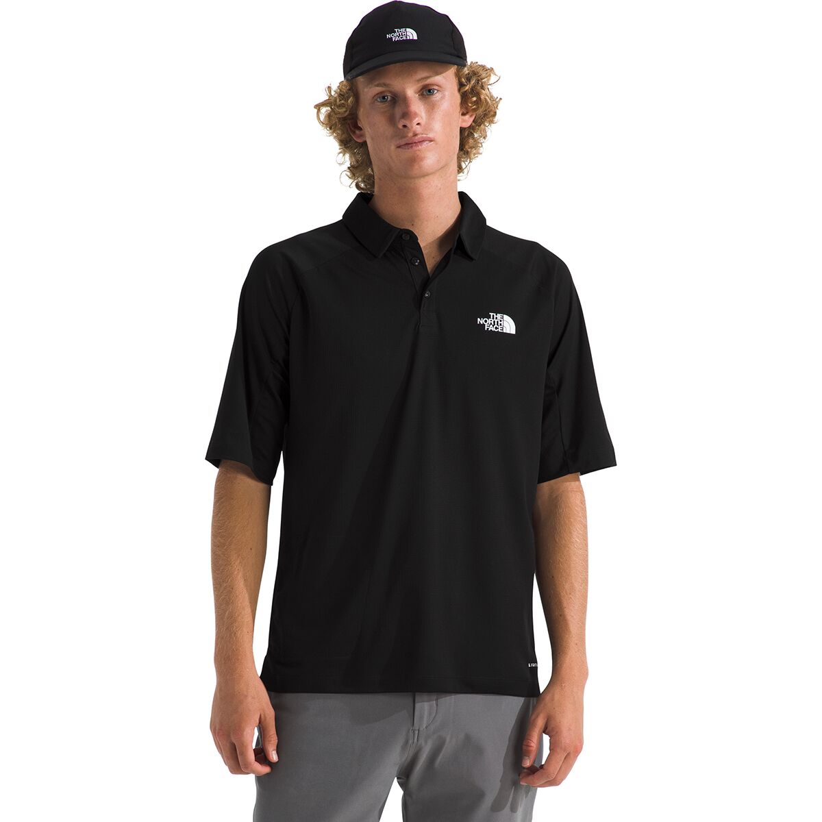 The North Face Men’s Lightrange™ Packable Short-Sleeve Polo Shirt (Size: XL): Black