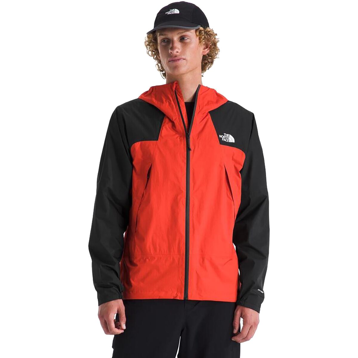 The North Face Men's Ridgelite WP Jacket in Lava Red / TNF Black - Size: Medium