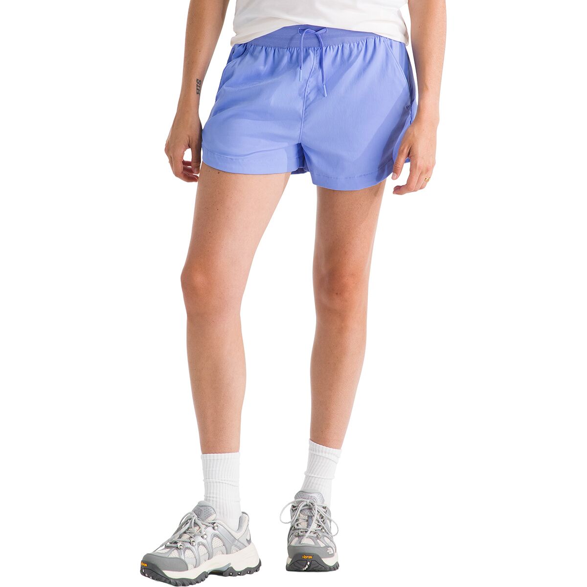 The North Face Aphrodite Arise Shorts - Periwinkle Glow - L - 3″