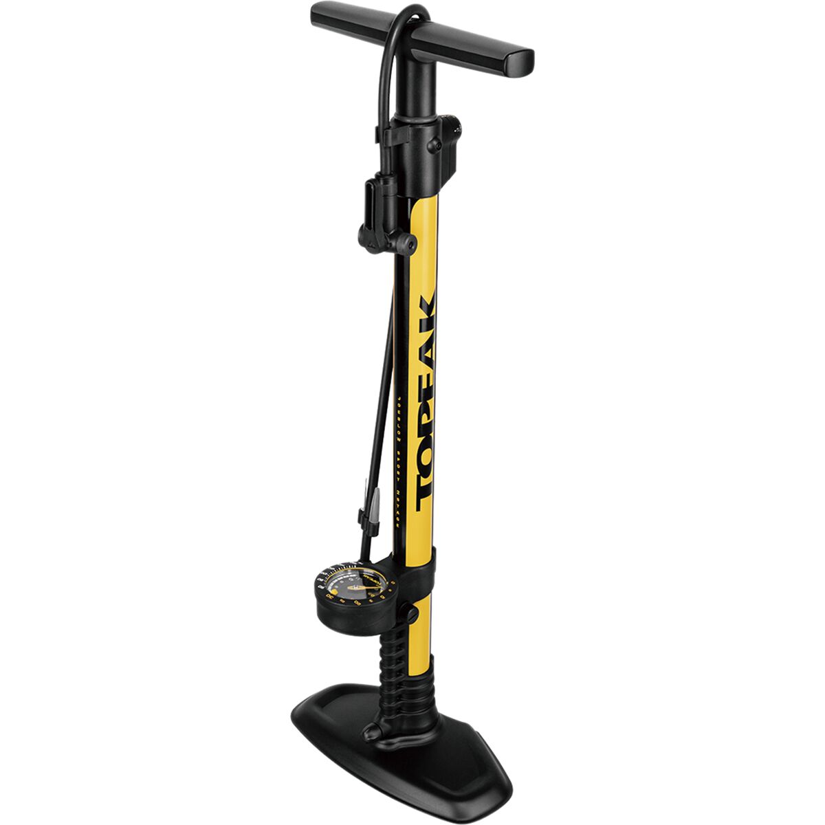 Topeak JoeBlow Sport 2Stage Floor Pump Yellow/Black, One Size