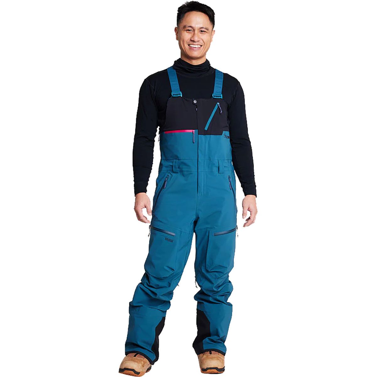 Trew Gear Men's Capow Bib Pant in Blue Pond - Size: Small