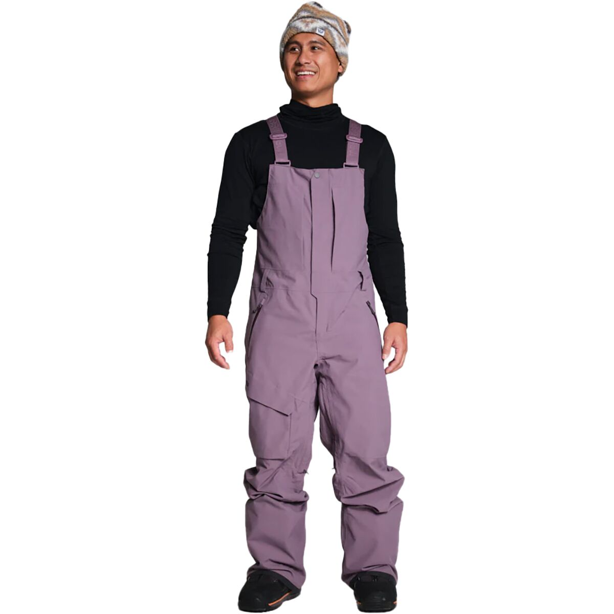 Trew Gear Men's Jefferson Bib in Black Plum - Size: XS